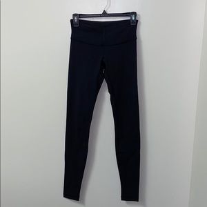 Black WonderUnder Lululemon Leggings
